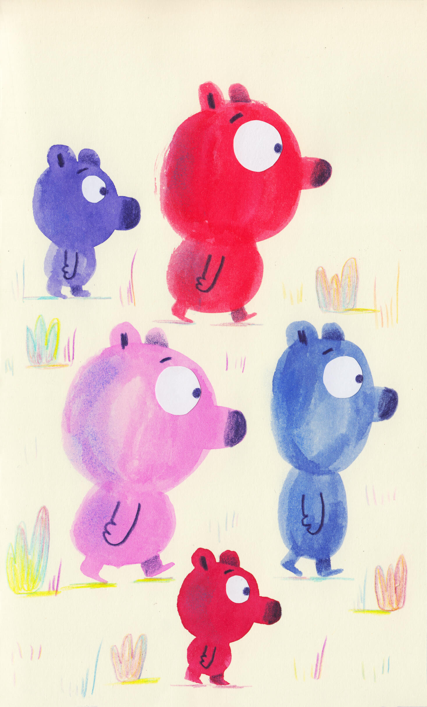 andrearingli_walking-bears-1